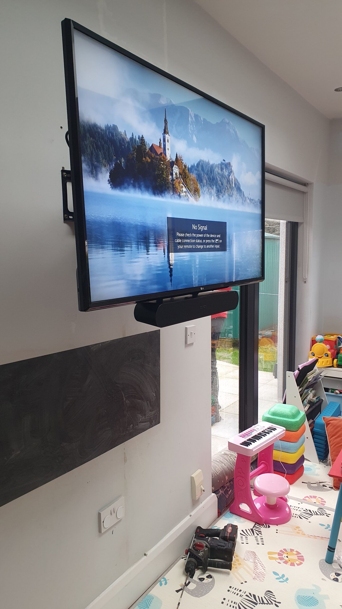 tv and sound bar in knocklyon