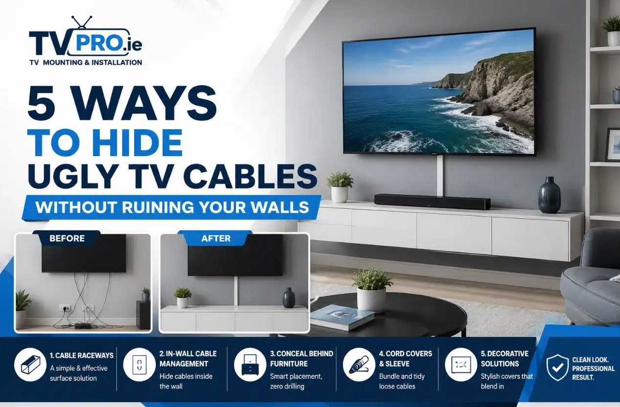 5 Ways to Hide Ugly TV Cables Without Ruining Your Walls