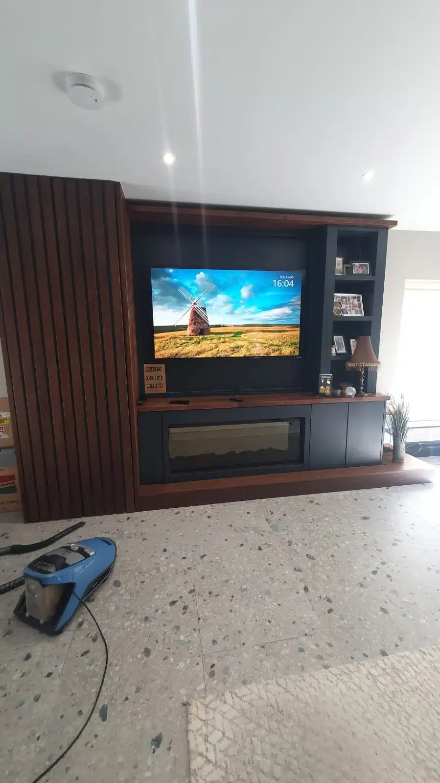 Custom TV Wall Installation