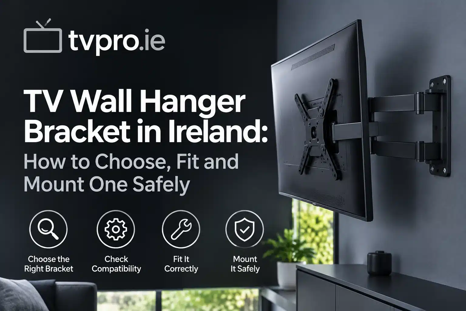 TV Wall Hanger Bracket in Ireland - How to Fit and Mount